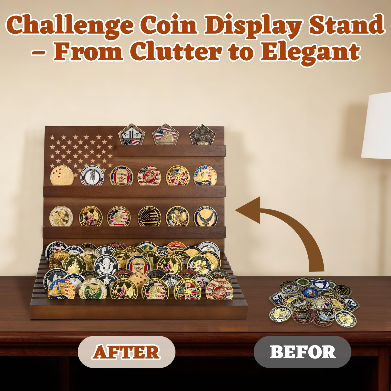 Yncotte walnut display elevates home desk with premium collector appeal