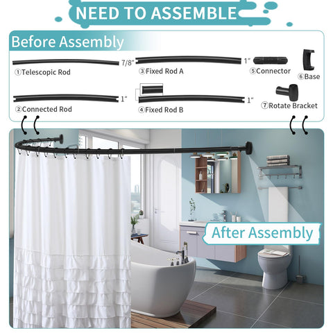 Packaging shows included hardware and clear installation steps for quick setup.