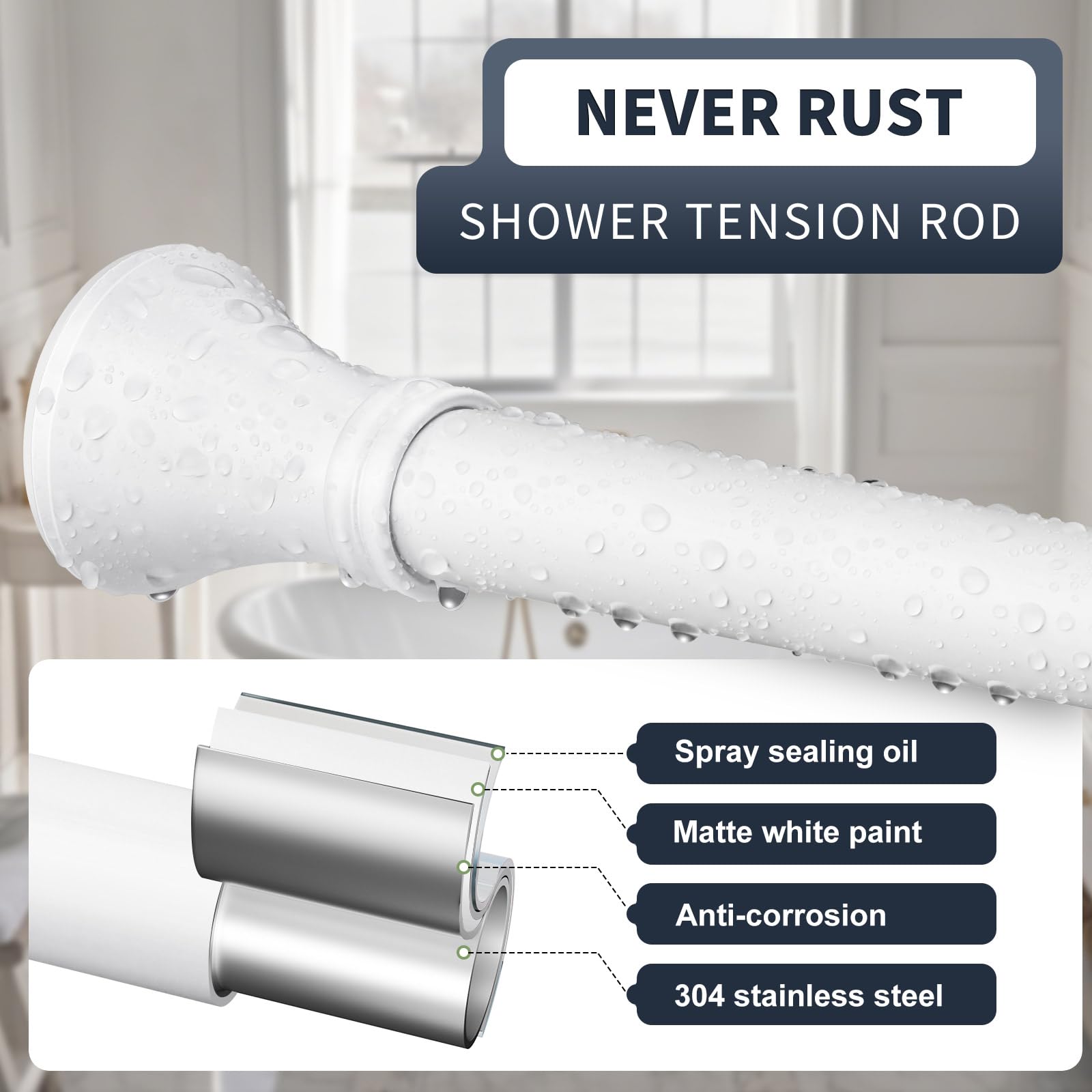 ynl stainless steel construction delivers rust-proof durability.