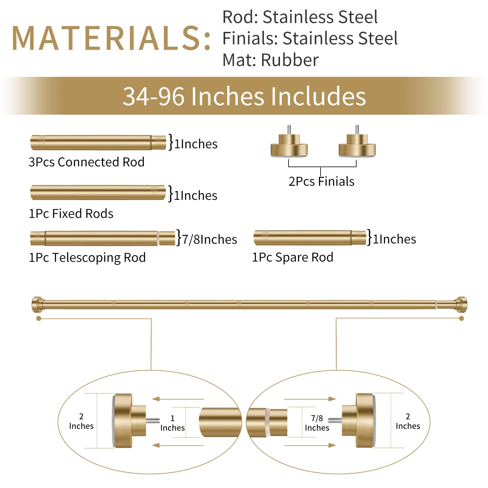 YNL gold finish complements modern bathroom decor.
