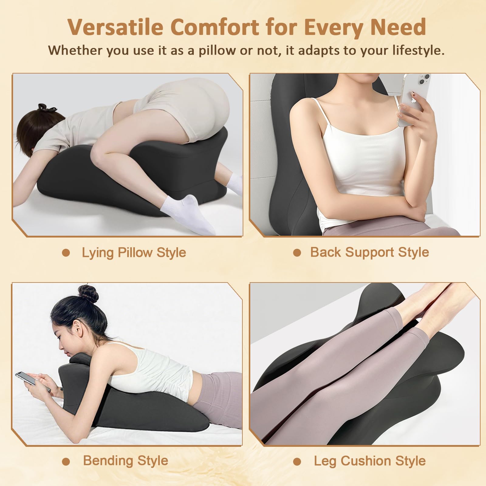 YNOXXTYB Wedge Pillow cover is removable for easy cleaning and freshness.