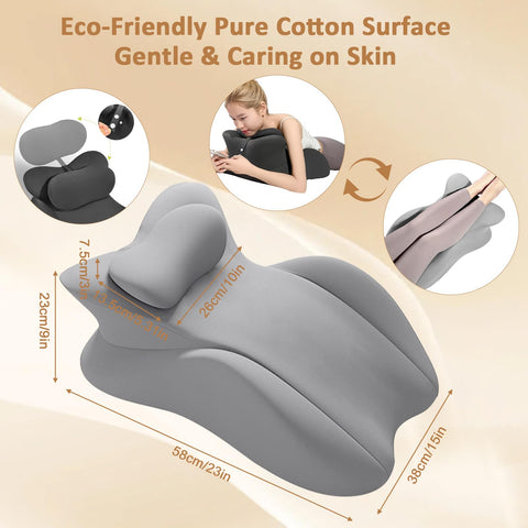 Removable cover keeps surface soft, breathable, and easy to clean.