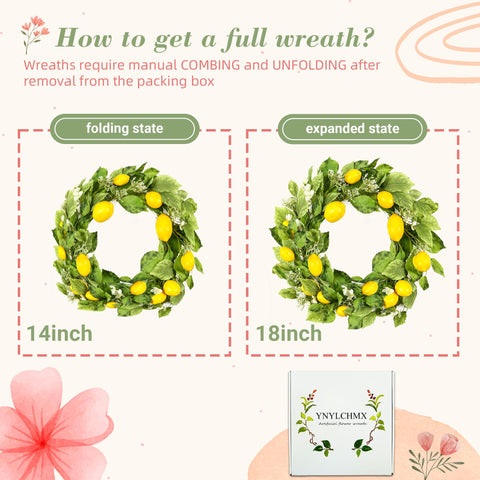 YNYLCHMX eucalyptus leaves wreath suits windows, kitchens, or living spaces.