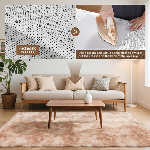 YOBATH 6x9 rug fits into living rooms, bedrooms, and nurseries