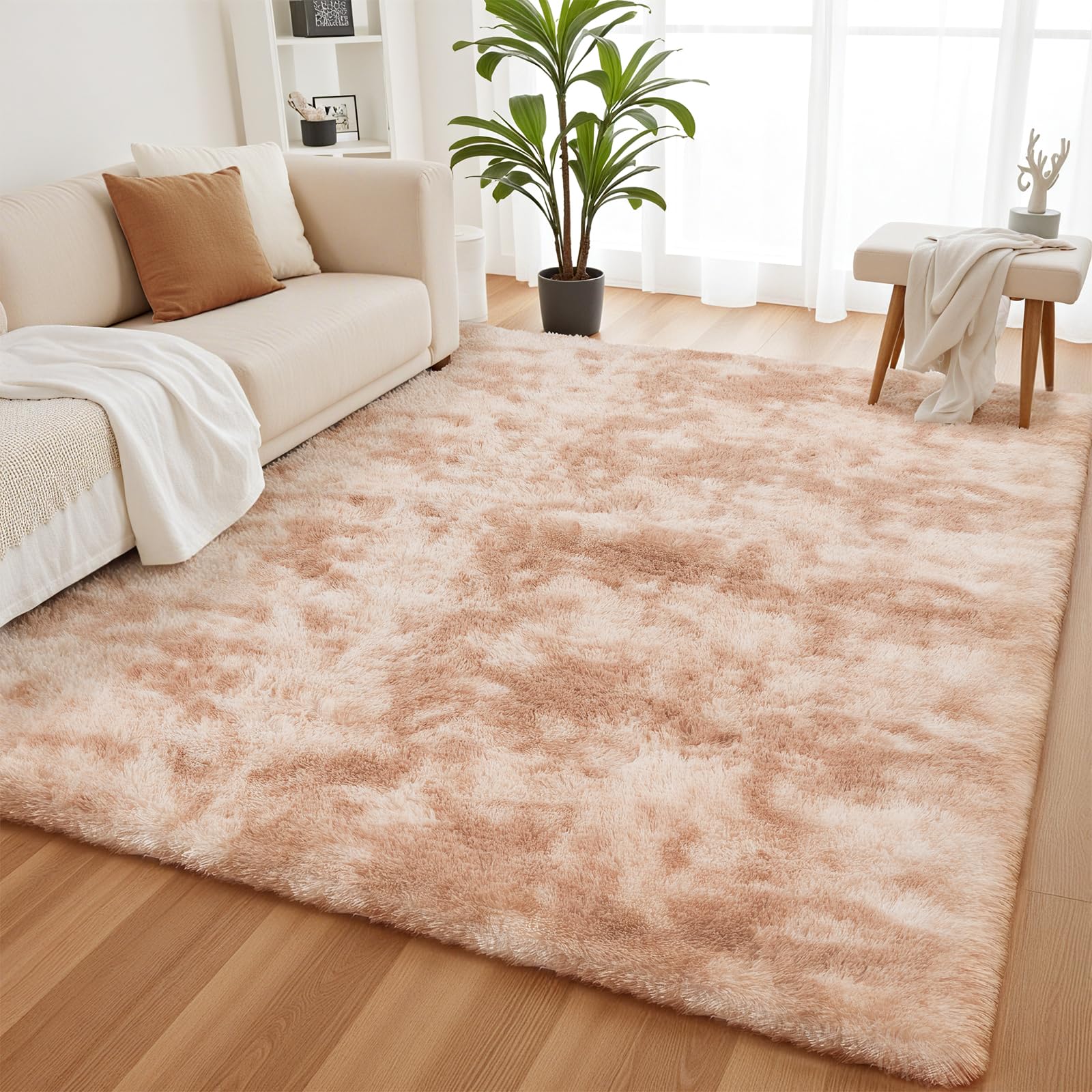 YOBATH Large 6x9 rug with ultra-soft surface for a cozy living room
