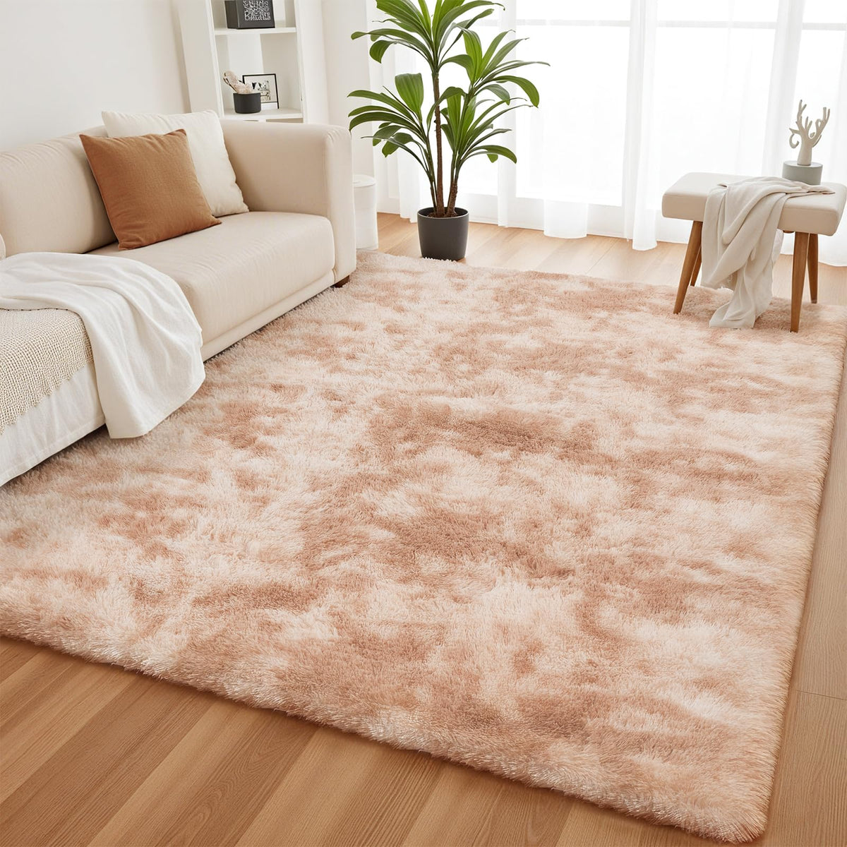 YOBATH Large 6x9 rug with ultra-soft surface for a cozy living room