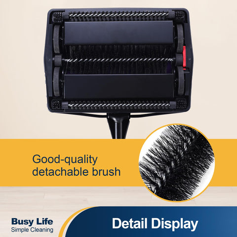 Yocada cleaning brush and rolling brush lifting crumbs and dust
