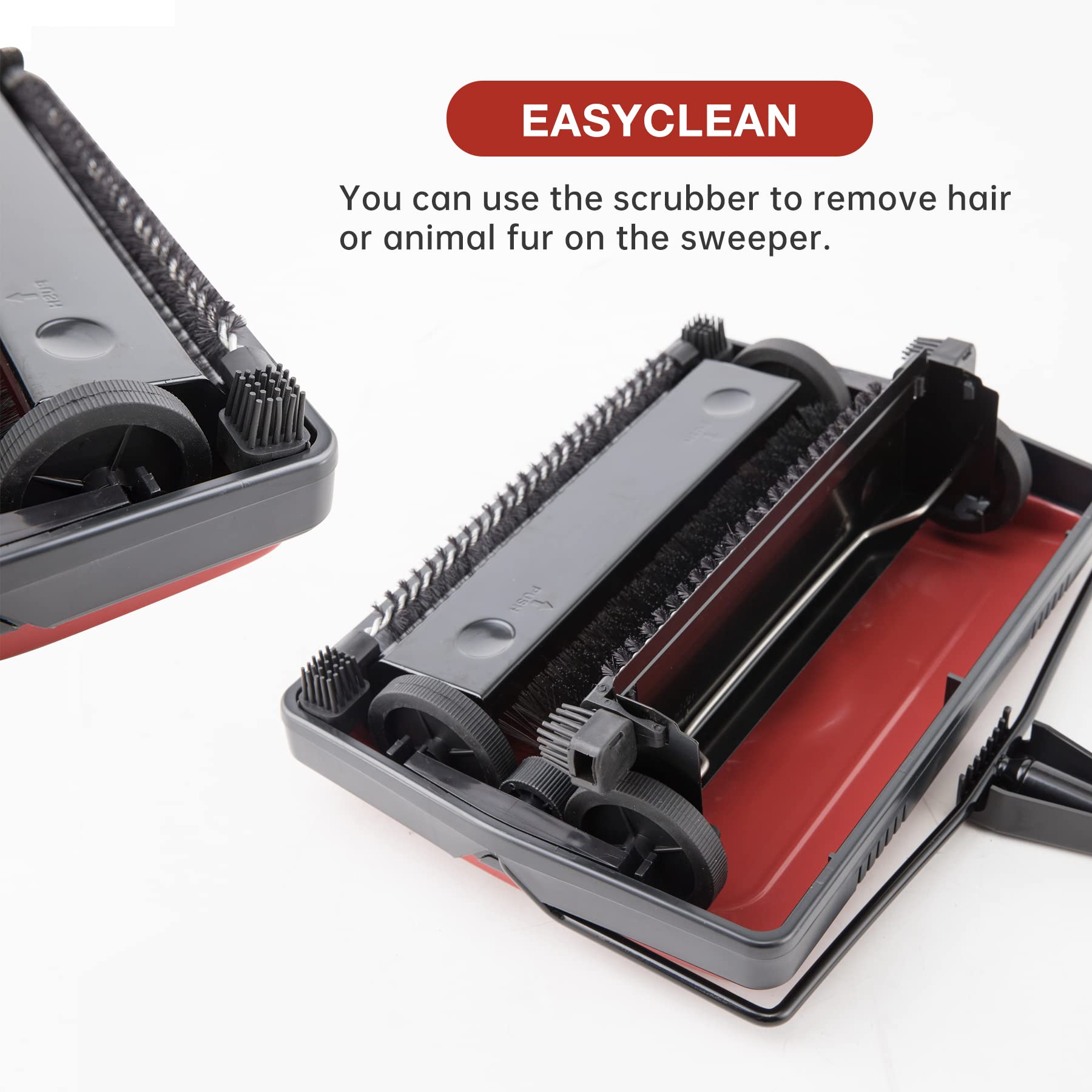 Yocada no-battery design offers simple, reliable cleaning on carpets.
