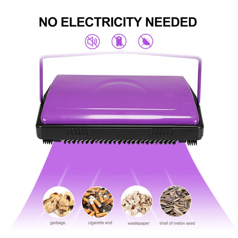 Yocada Carpet Sweeper runs without batteries for cordless cleaning.