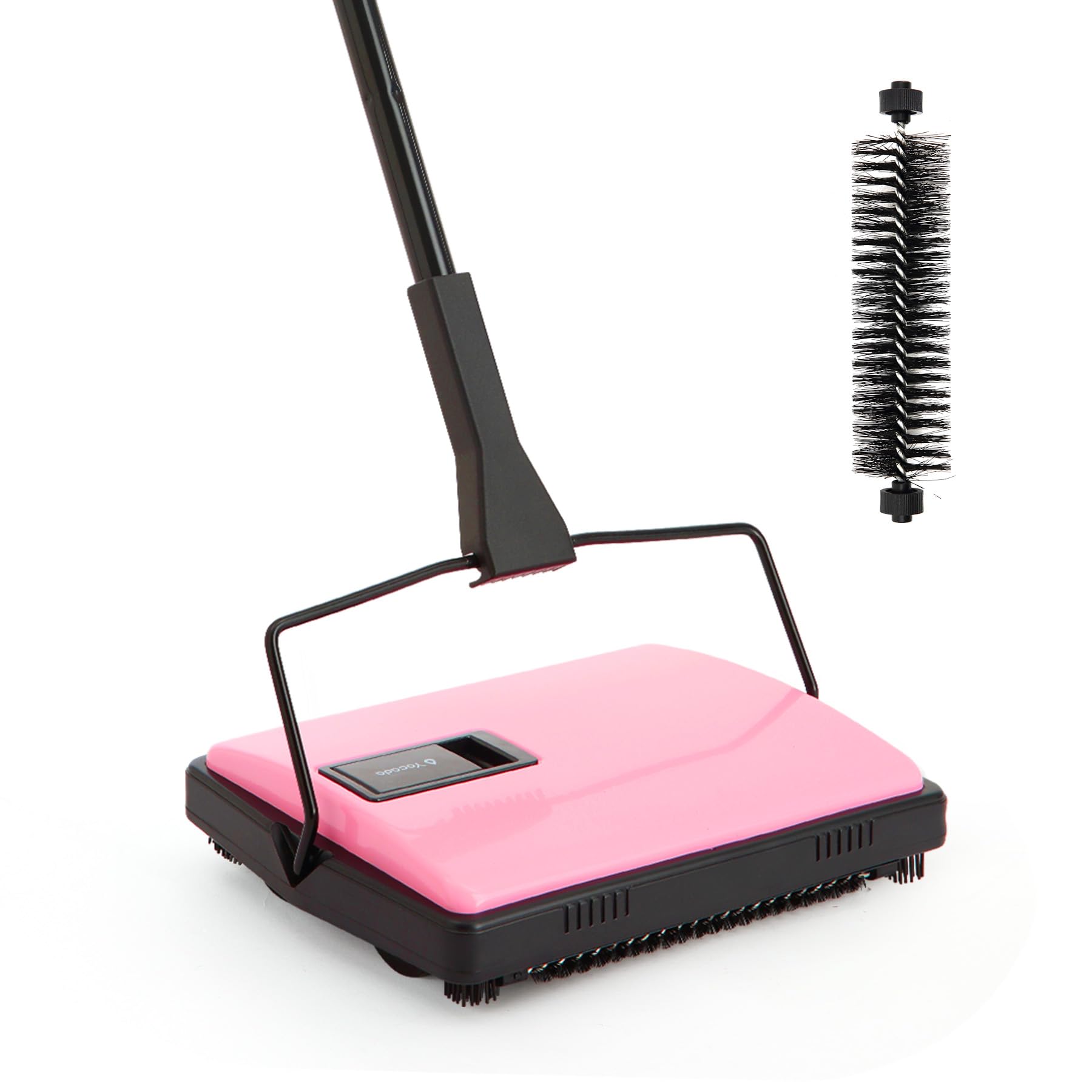 Yocada manual carpet sweeper assembly shown for quick setup.