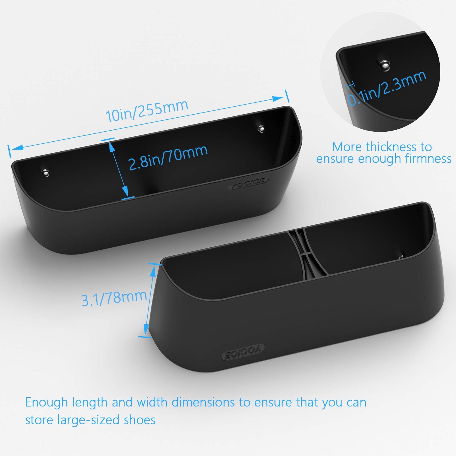Yocice door-friendly storage for shoes and slippers
