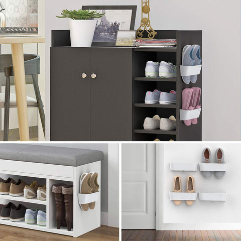 Yocice sticky strips secure the rack without nails and allow repositioning.