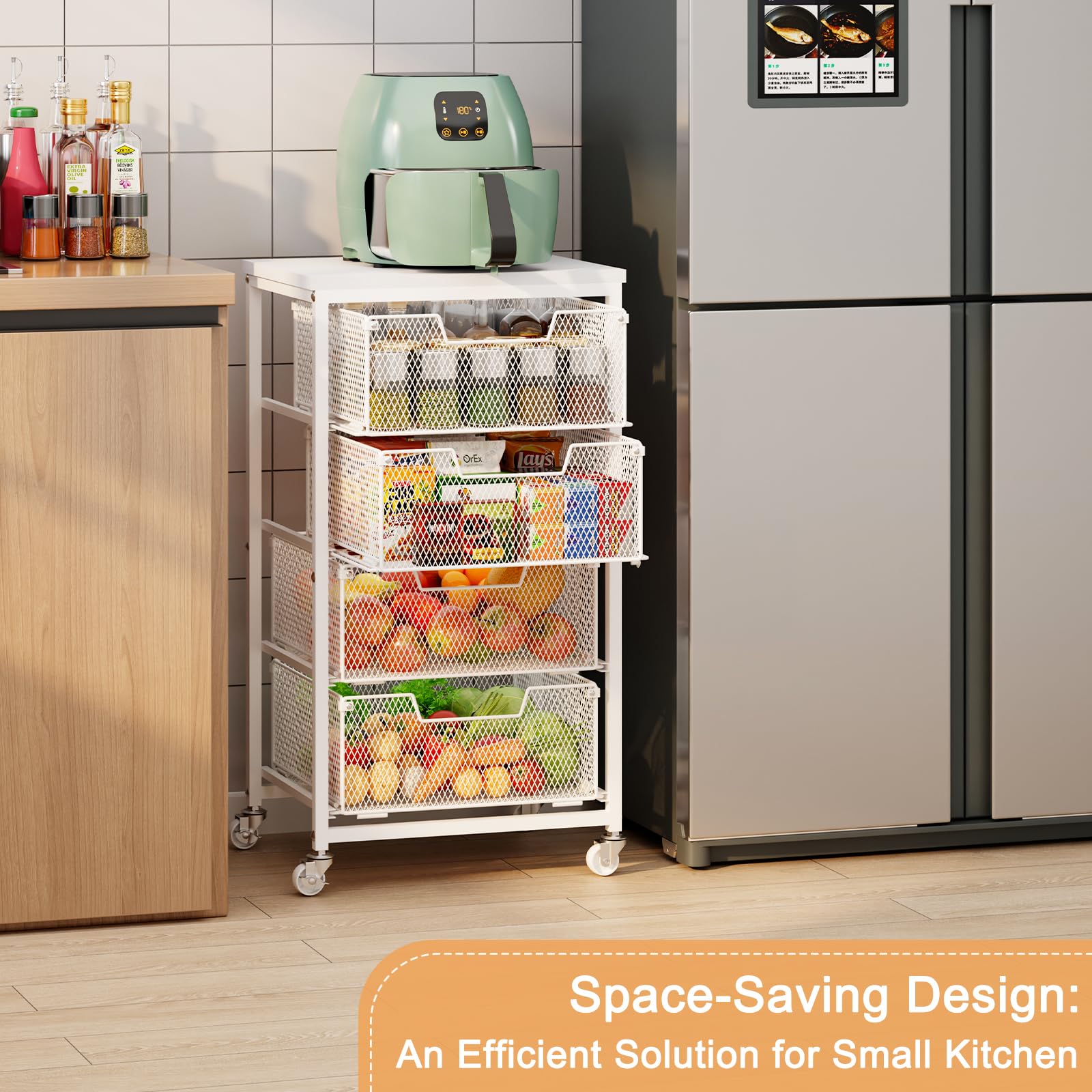Yociyoga versatile storage for kitchens, pantries, and entryways.