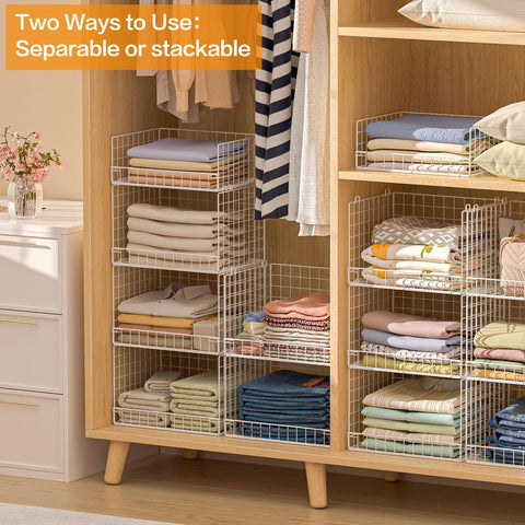 Yociyoga 4Tier pants-bin demonstrates sturdy storage for bottoms and outfits.