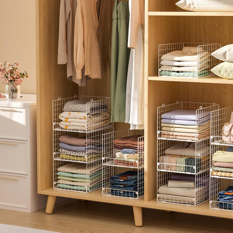 Yociyoga clear-view storage lets you spot outfits at a glance in the wardrobe