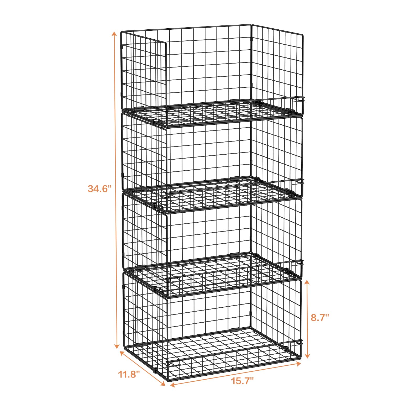 Yociyoga easy-assembly closet organizers require no tools.
