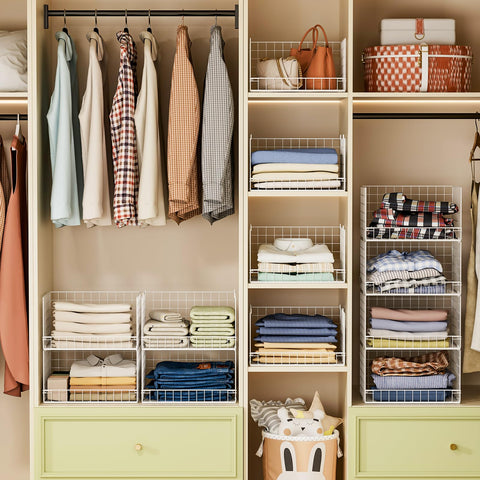 Yociyoga easy-assembly closet organizers with clear setup instructions