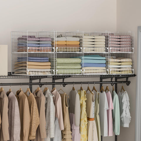 Yociyoga easy-assembly instructions for tool-free setup of closet bins