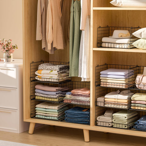 Yociyoga front-opening view enables quick clothes viewing and retrieval.