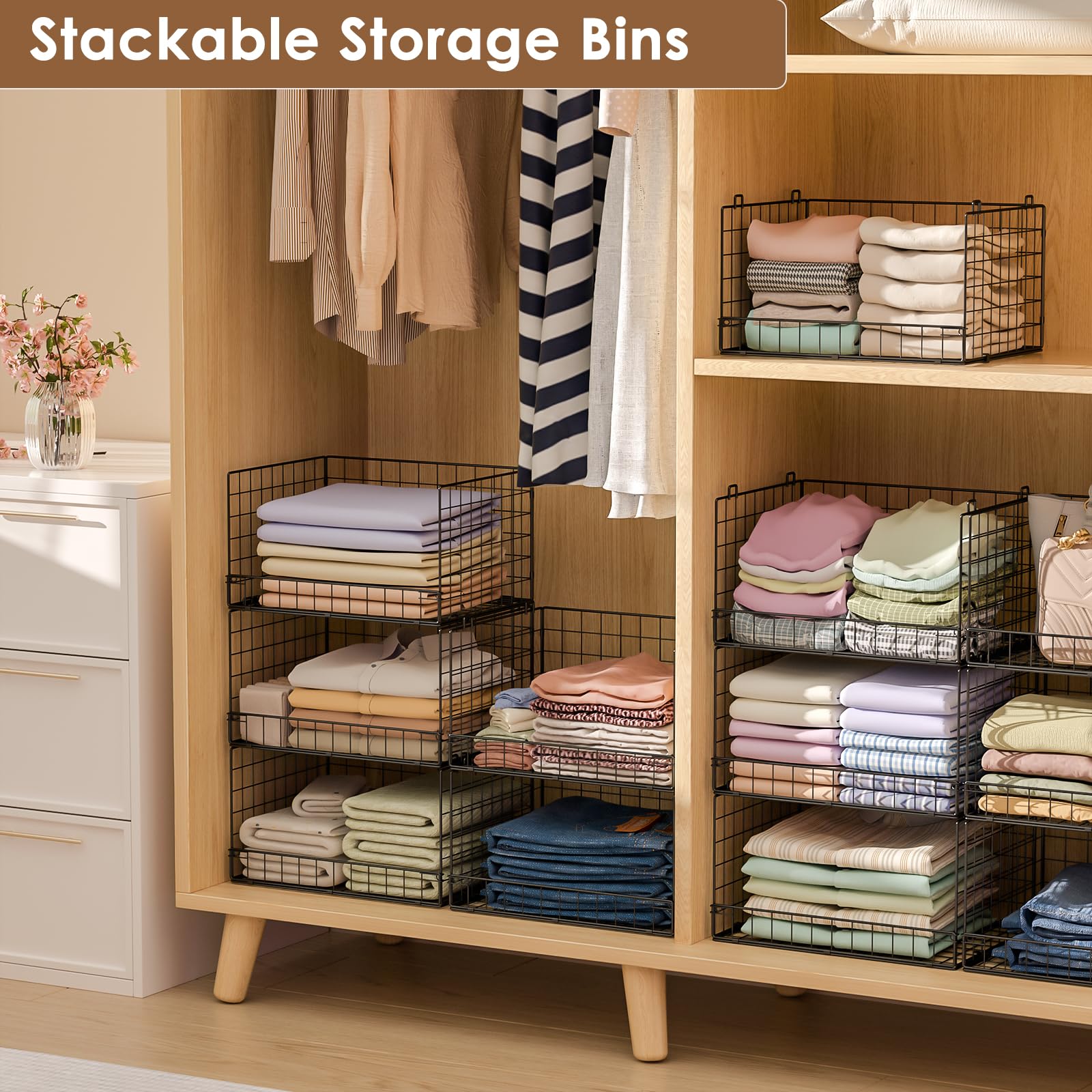 Yociyoga multi-functional storage holds shoes, clothes, toys, or snacks.