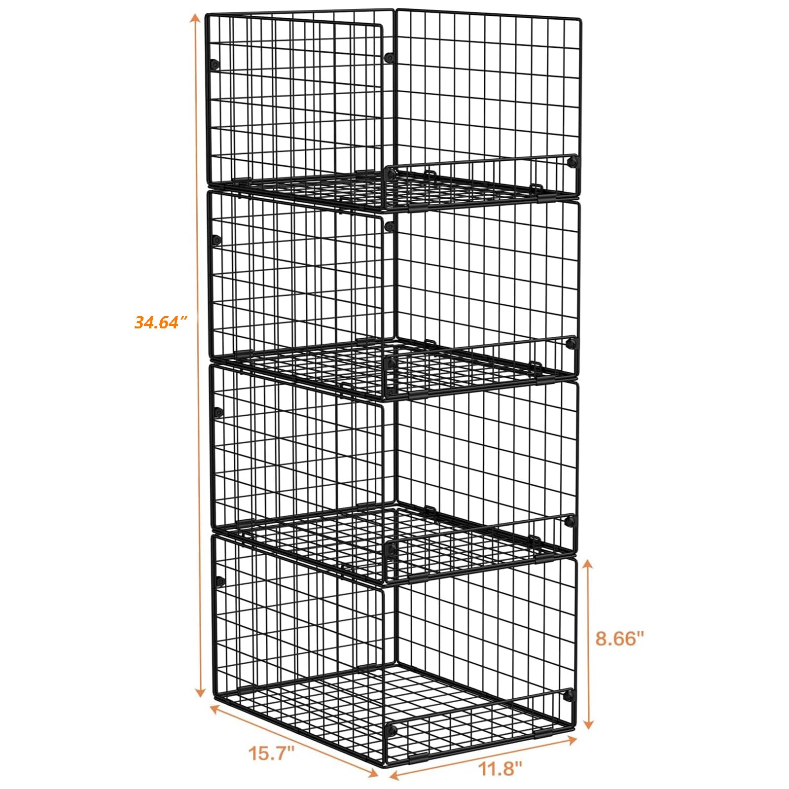 Yociyoga Multi-use closet bins store clothes, toys, or books in one place.