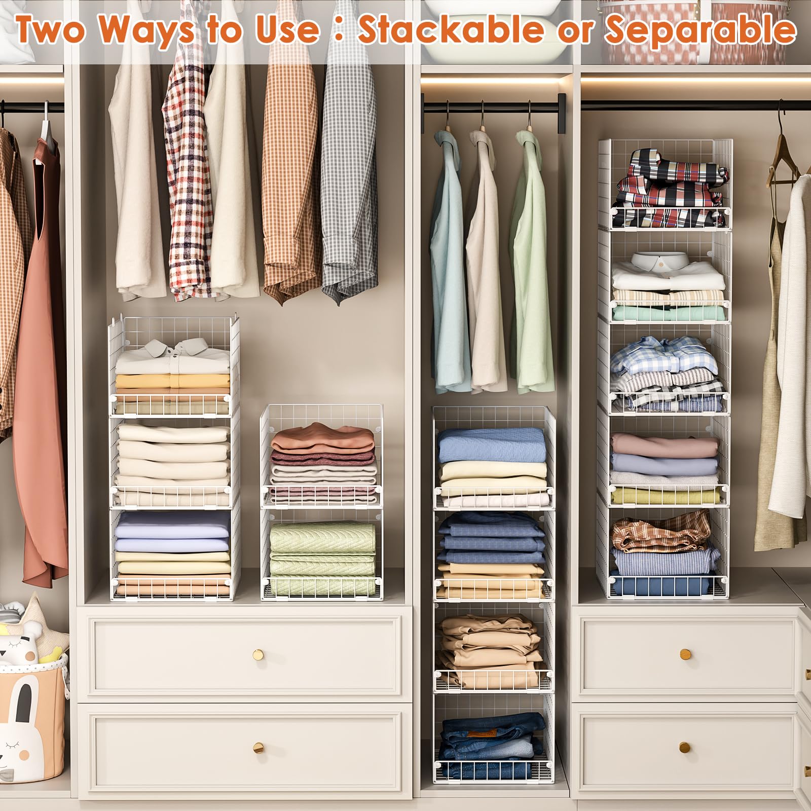 Yociyoga space-saving closet solution makes daily organization simple