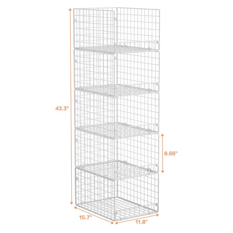 Yociyoga stackable closet shelf unit offers customizable storage growth
