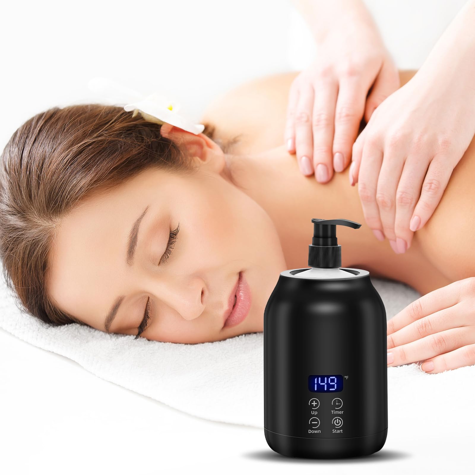 Yofuly warmer blends into bathroom or bedroom decor while warming essentials