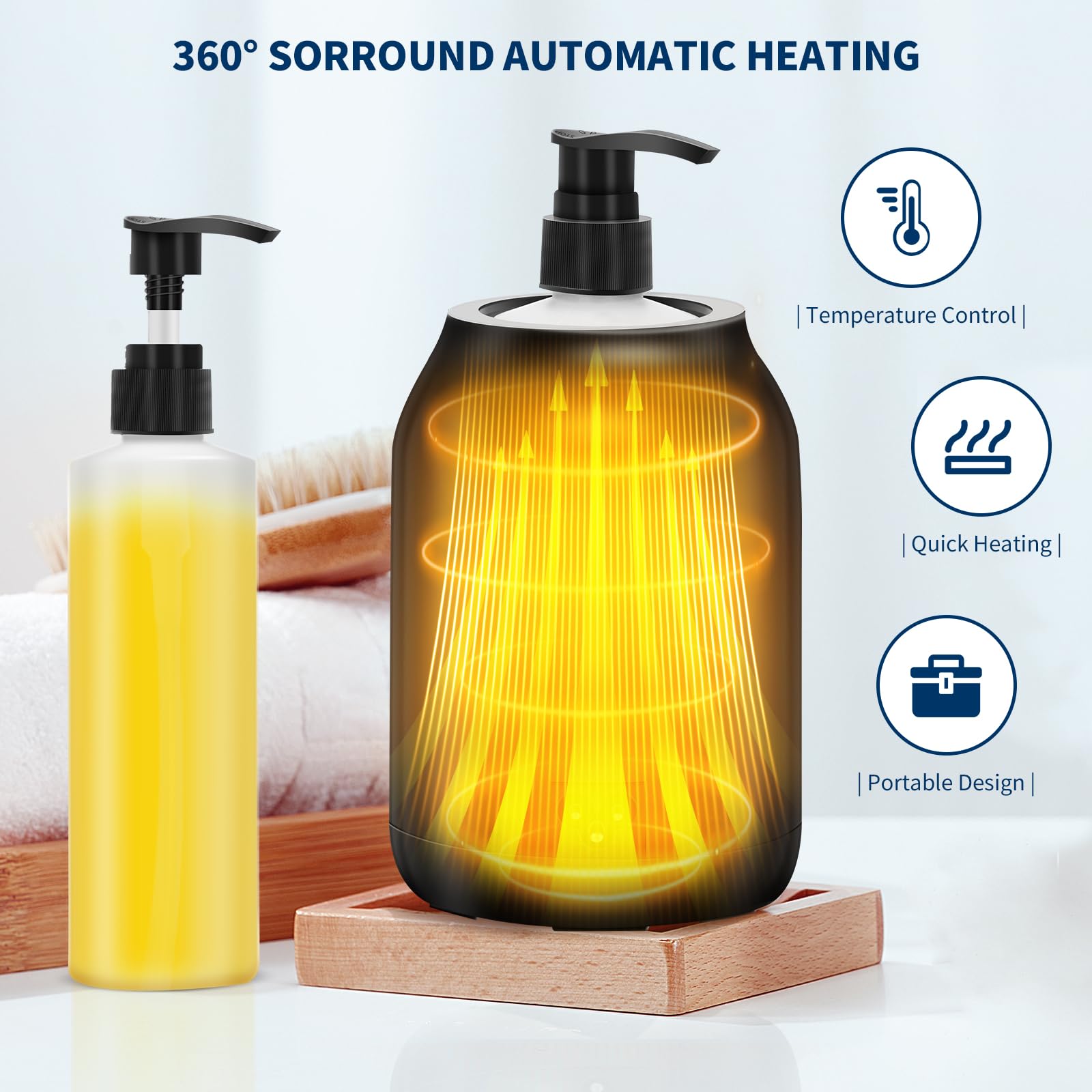 Yofuly oil warmer LED display shows real-time temperature for precise control