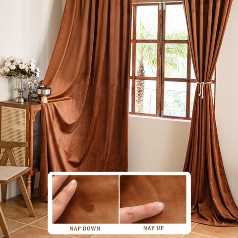 YOFUN thermal insulated curtains demonstrate light blocking capability.