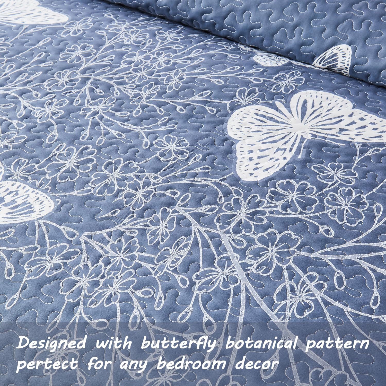 Close-up of fabric texture from Yogeneg quilt supports a soft, breathable sleep surface.