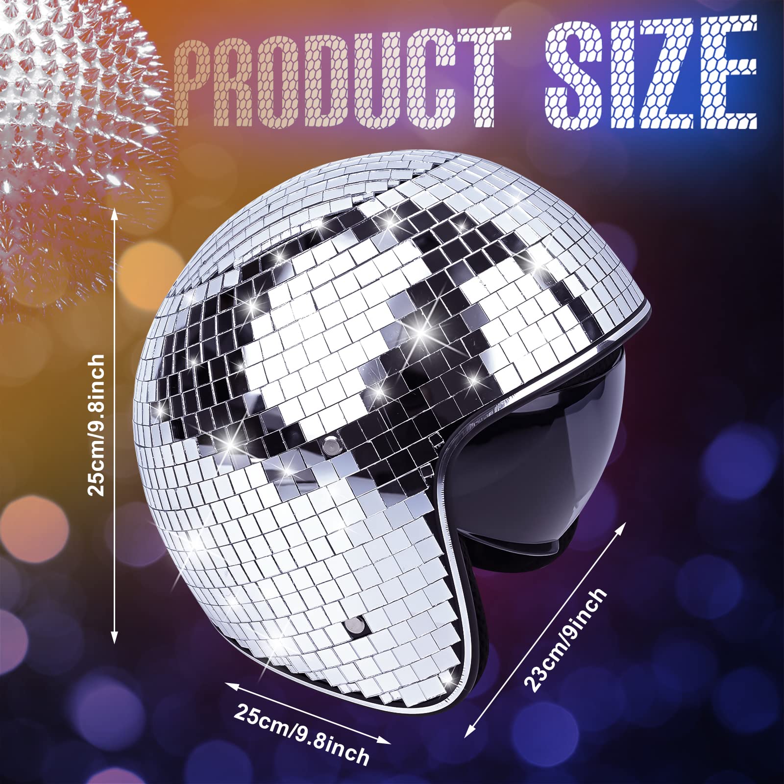 Yoiemivy disco helmet for bar and club stages draws crowds safely.