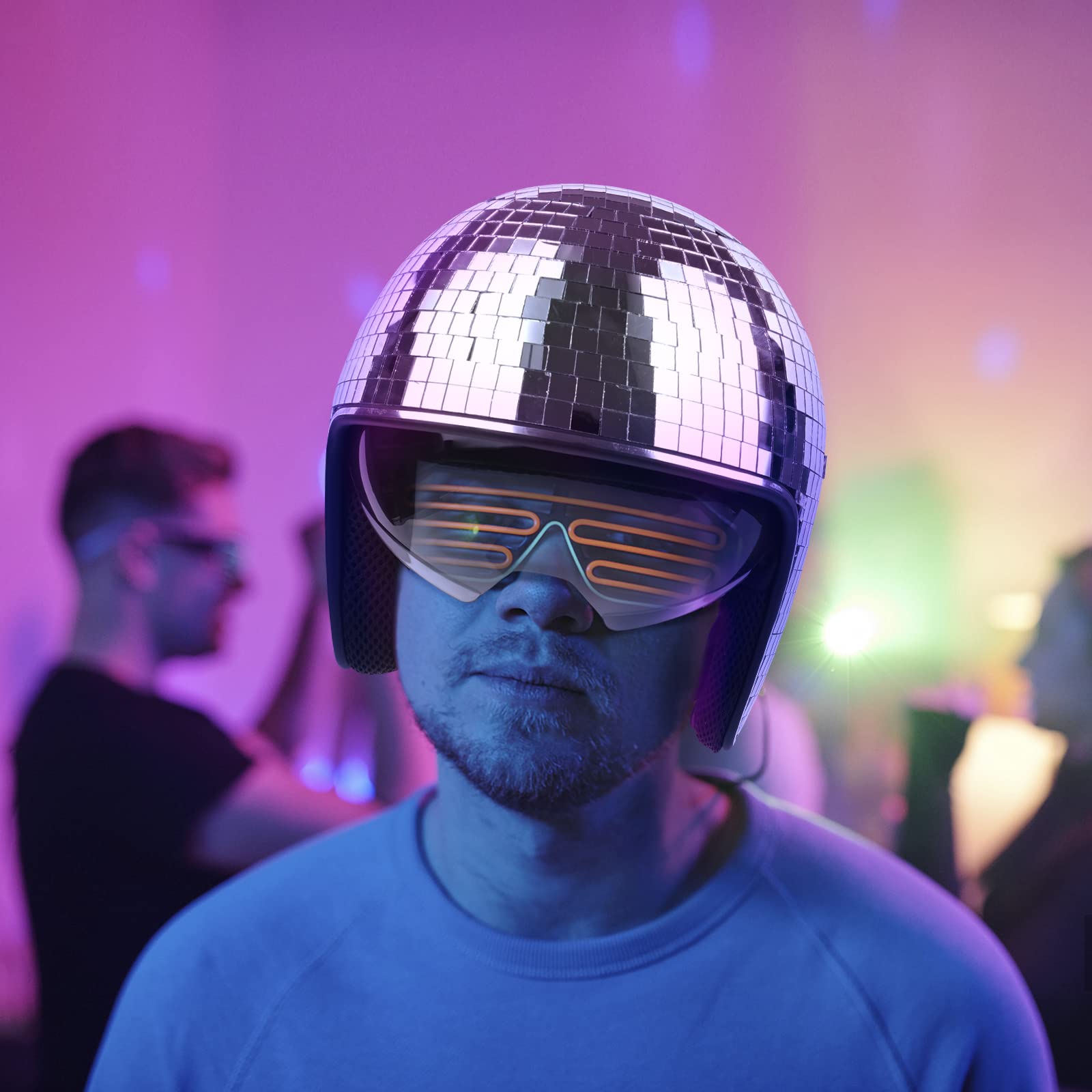 Yoiemivy disco helmet makes a memorable gift for parties and celebrations.