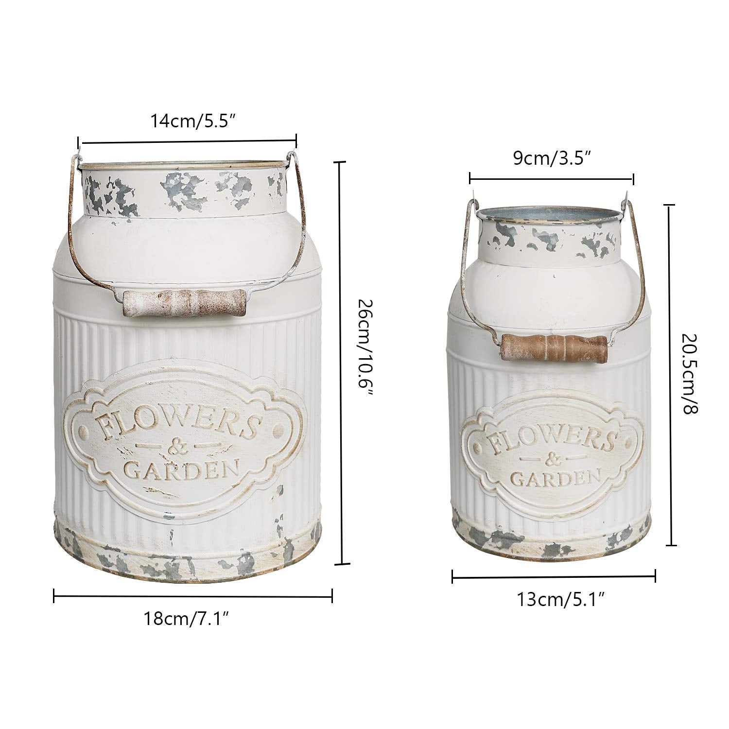 Yoillione Milk Jug Vase with water bag method for fresh flowers.
