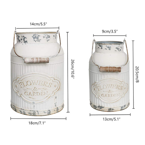 Yoillione Milk Jug Vase with water bag method for fresh flowers.