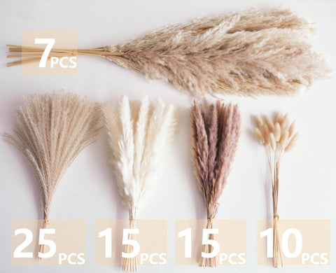 YOJOYI dried pampas grass bulk for table centerpieces or tall vases.