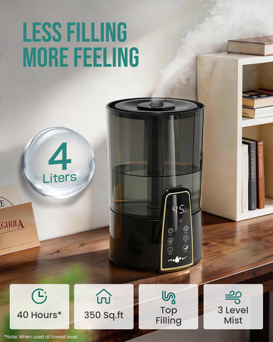 YOKEKON humidifier dishwasher-safe tank simplifies cleaning.