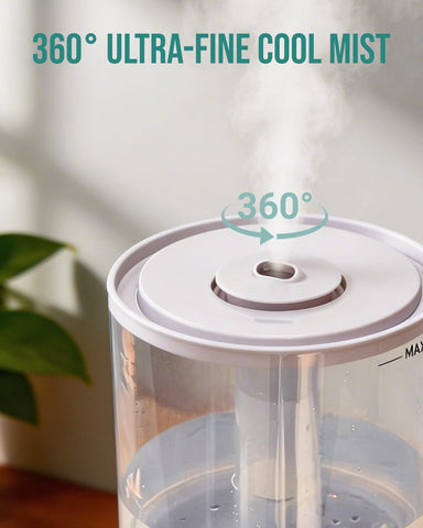 YOKEKON humidifier safety shut-off guiding secure operation.