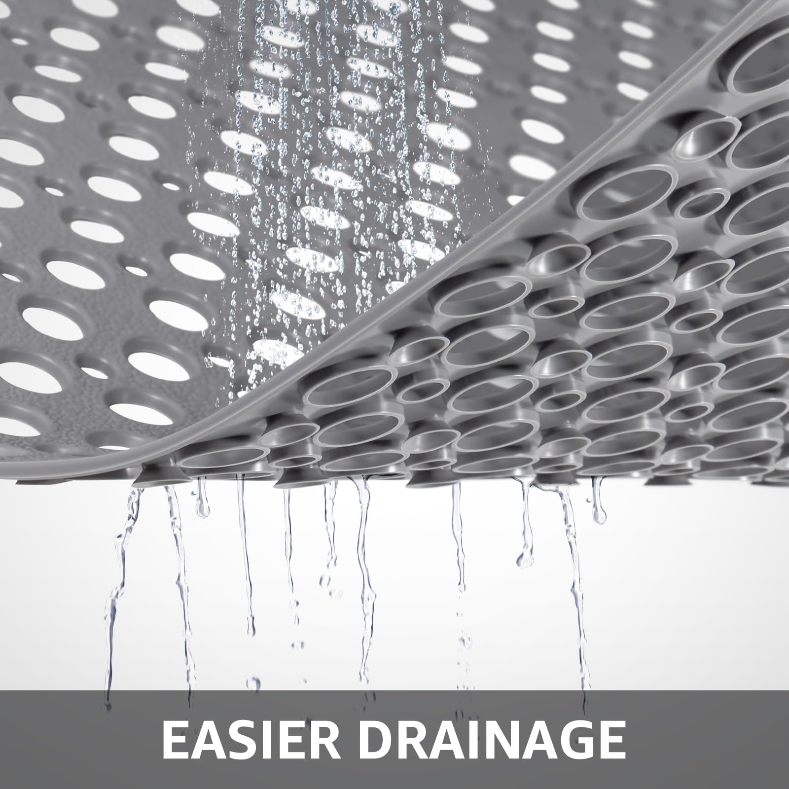 Yolife mat with dense drain holes for efficient drainage