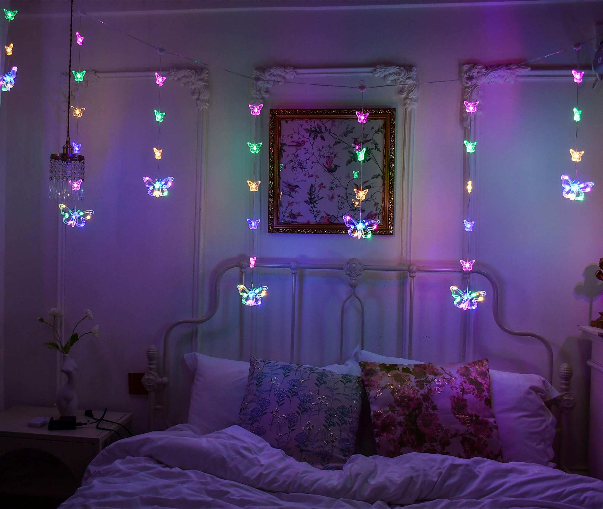 YOLIGHT multicolor butterfly lights suit weddings, Easter, and birthday decorations.