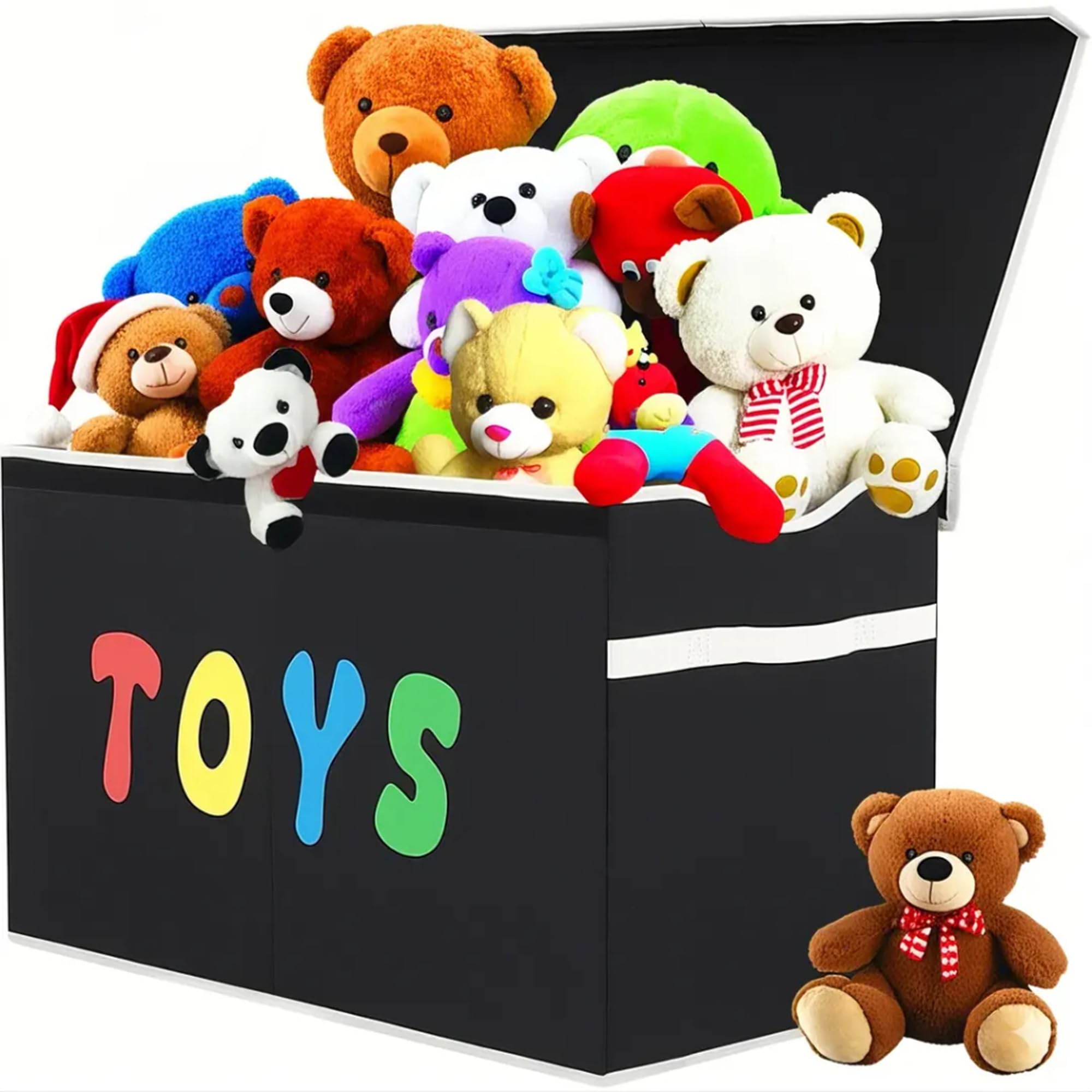 YOLOXO Toy Box Chest lifetime money-back guarantee for peace of mind.
