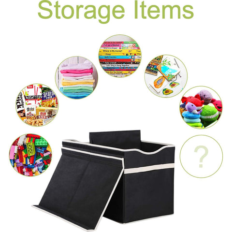 YOLOXO Toy Box Chest soft side handles ideal for bedrooms and playrooms.