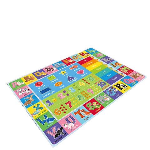 Yongjoy ABC Carpet durable edge stitching for long-lasting use.