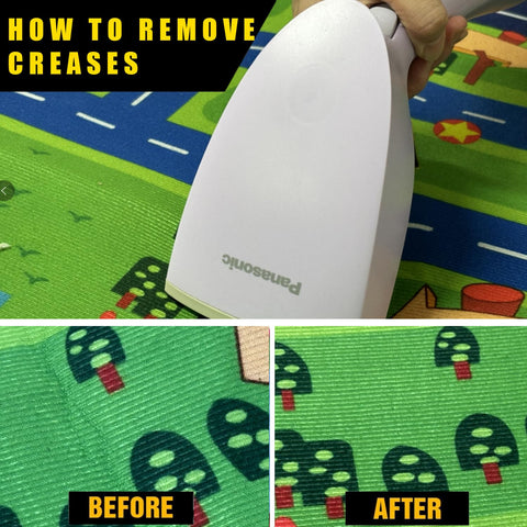 Yongjoy machine-washable play mat for easy cleanup