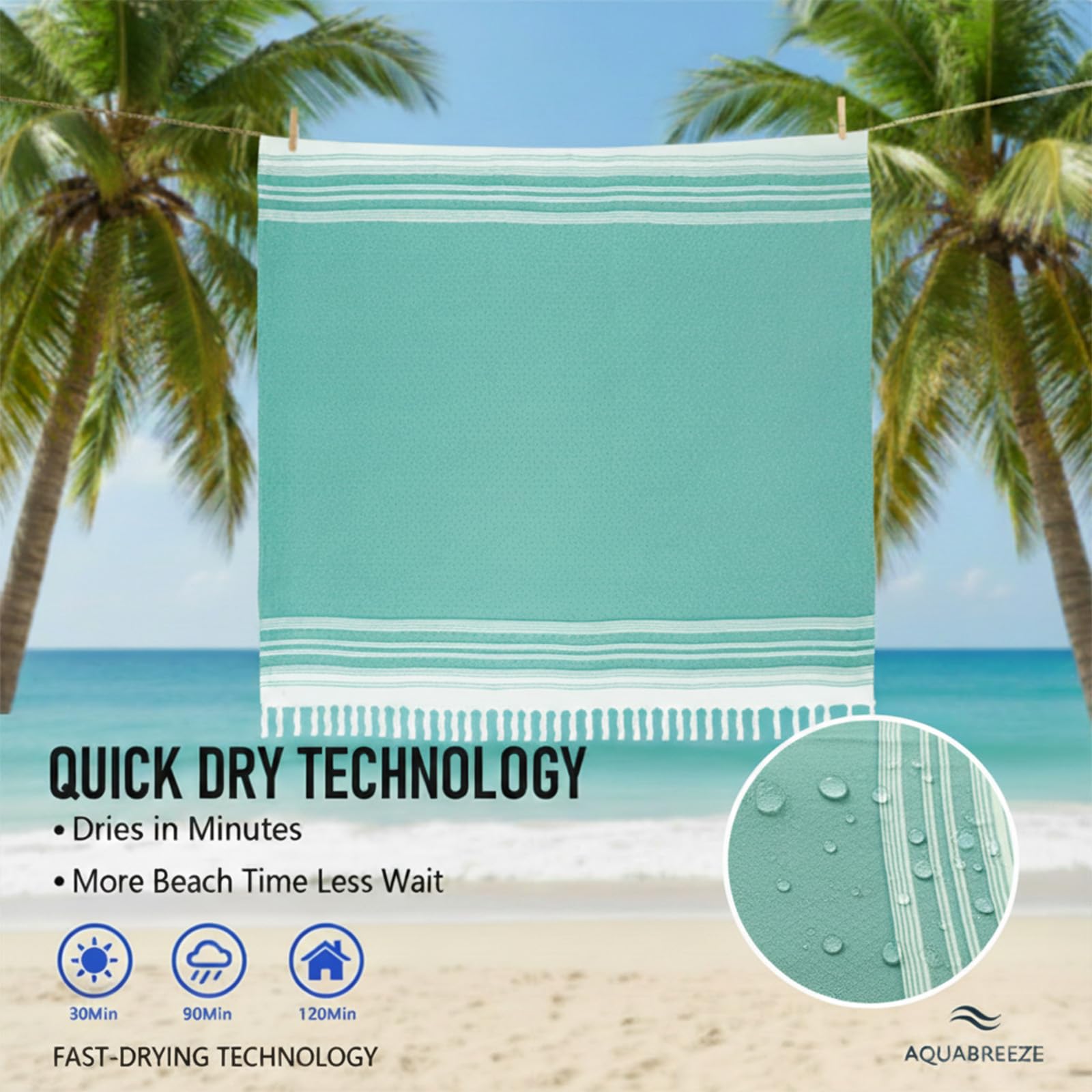 Yongoes multifunctional blanket for beach, yoga, and camping adventures.
