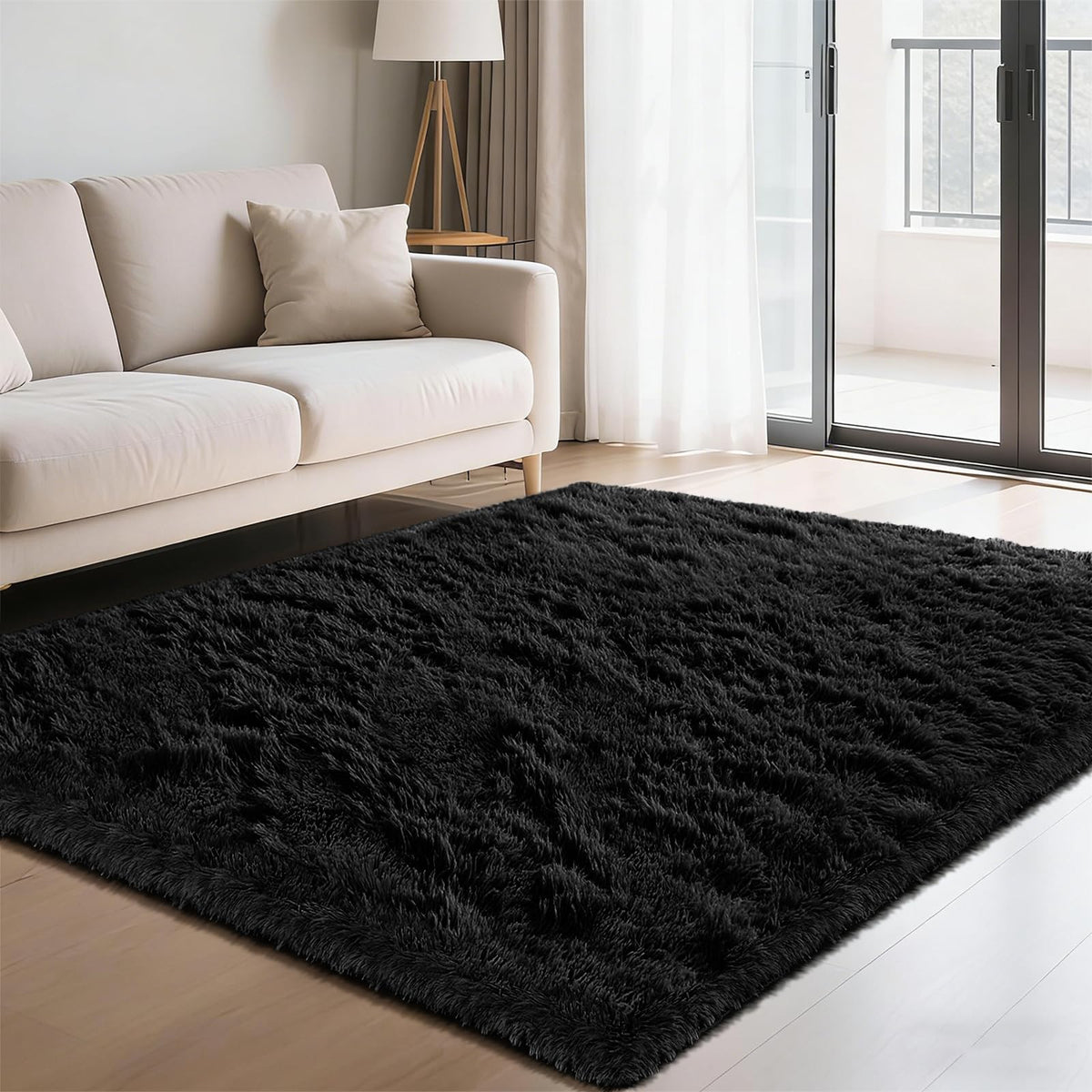YongYangJuxin fluffy shag rug close-up of ultra-soft pile for comfort
