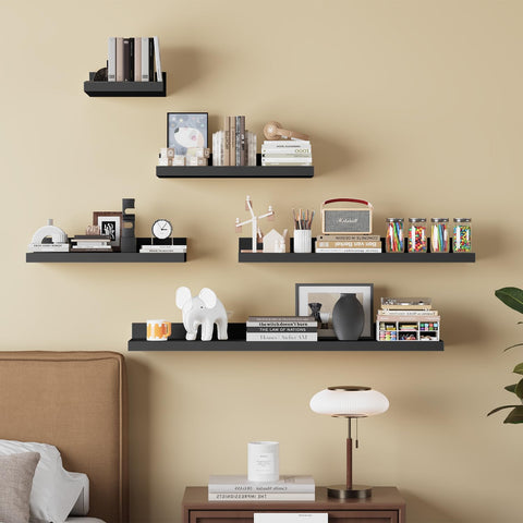 Yonscess matte finish shelves easy to clean and maintain