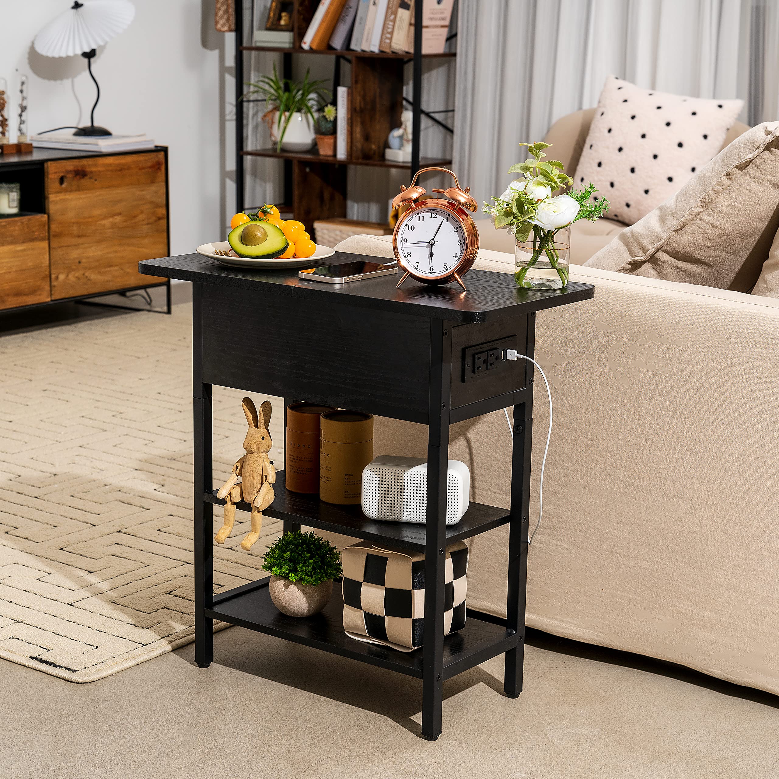 Yoobure cable management design keeps cords tidy and safe.