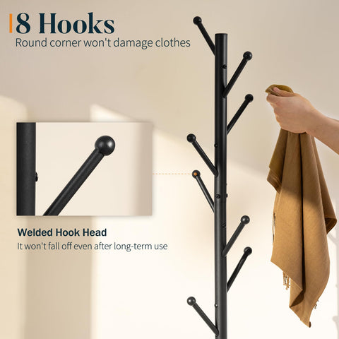 Yoobure height-adjustable rack adapts to adults and kids