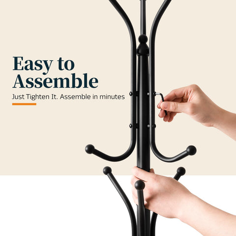Yoobure freestanding coat rack suits offices and bedrooms.